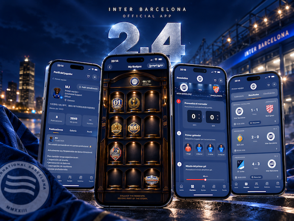 Inter Barcelona Official App 2.4 Update Is Now Live