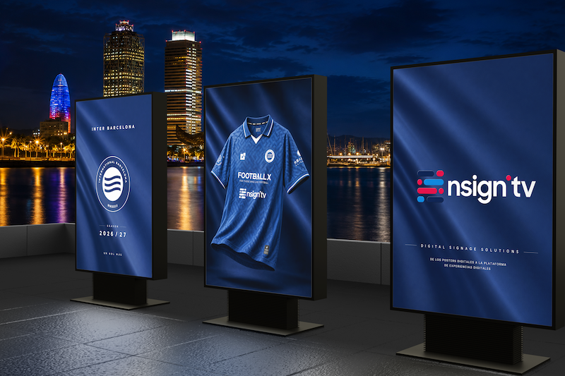 Nsign TV Named Official Front-of-Shirt Sponsor of Inter Barcelona FC